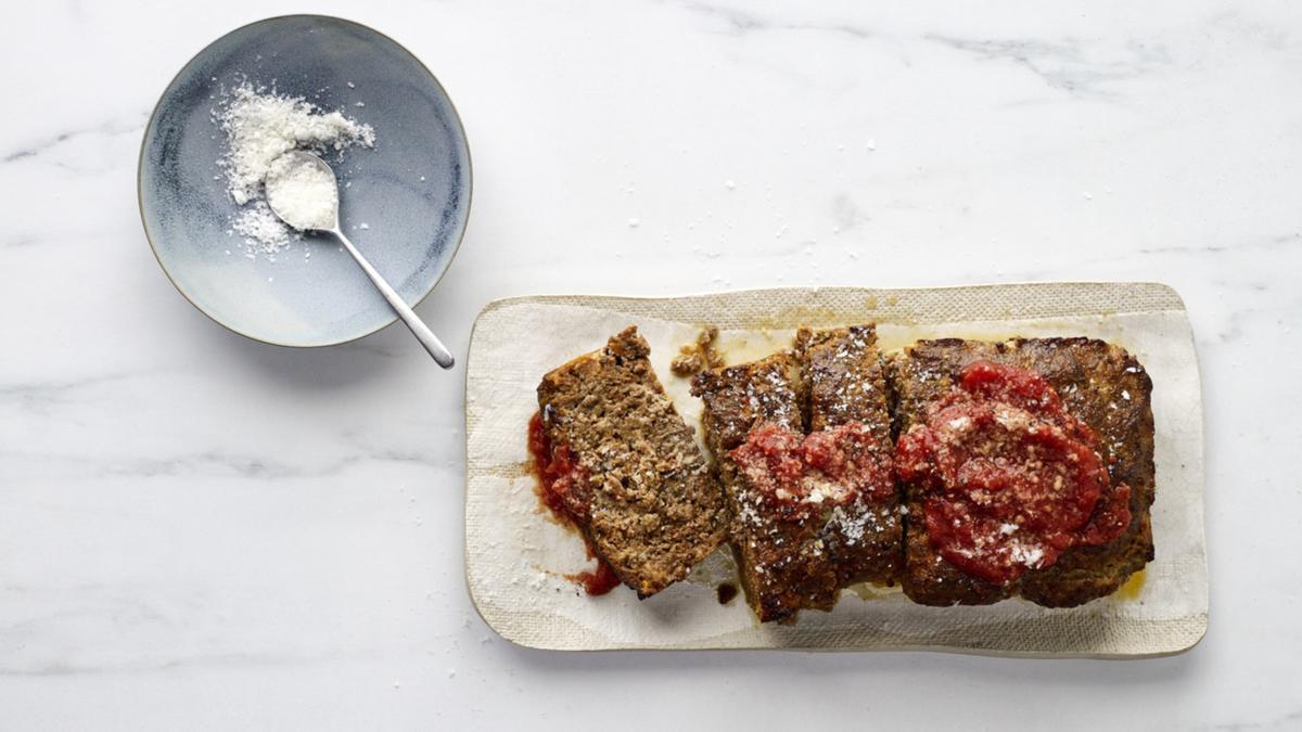 Curtis Stone’s meatball meatloaf with passata recipe