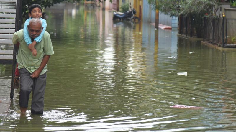 Heavy rains lash 13 districts in TS