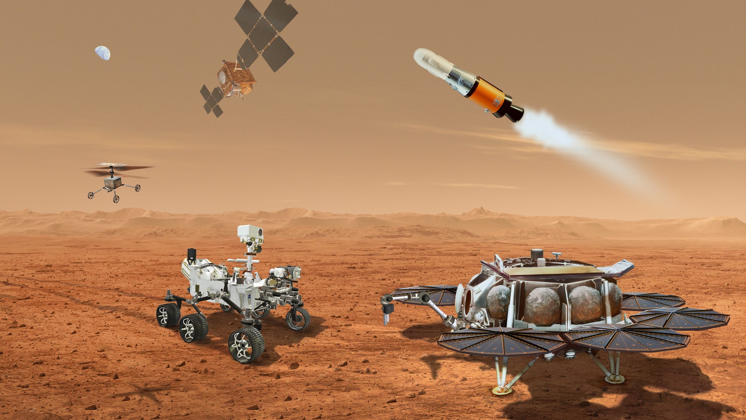 2 Ingenuity-class helicopters will join Mars pattern return effort