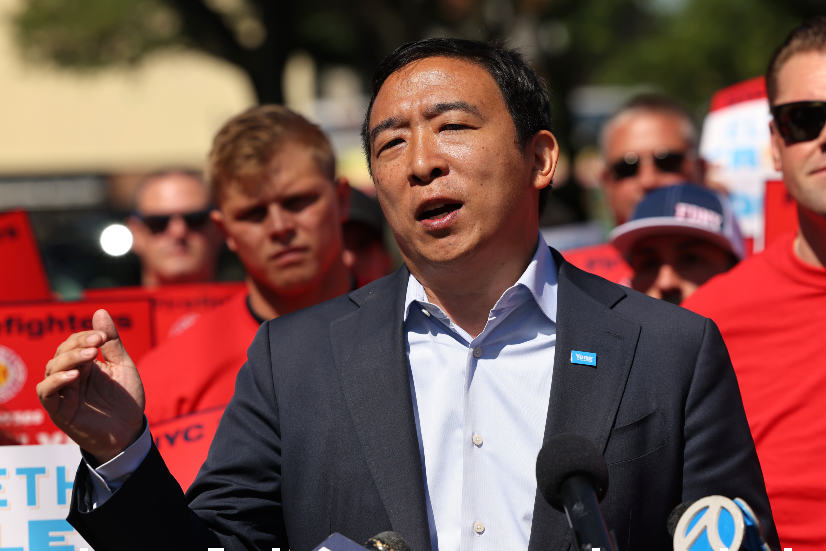 Yang’s Forward social gathering merges with groups led by ancient GOP officers