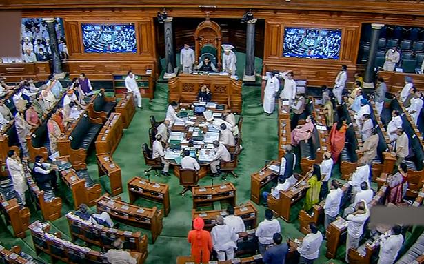 Parliament Monsoon Session live updates | Lok Sabha, Rajya Sabha adjourned until 12 p.m. amidst Opposition protests