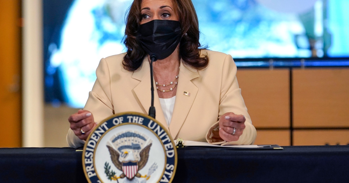 US VP Harris to tell $1bn to states for floods, crude heat