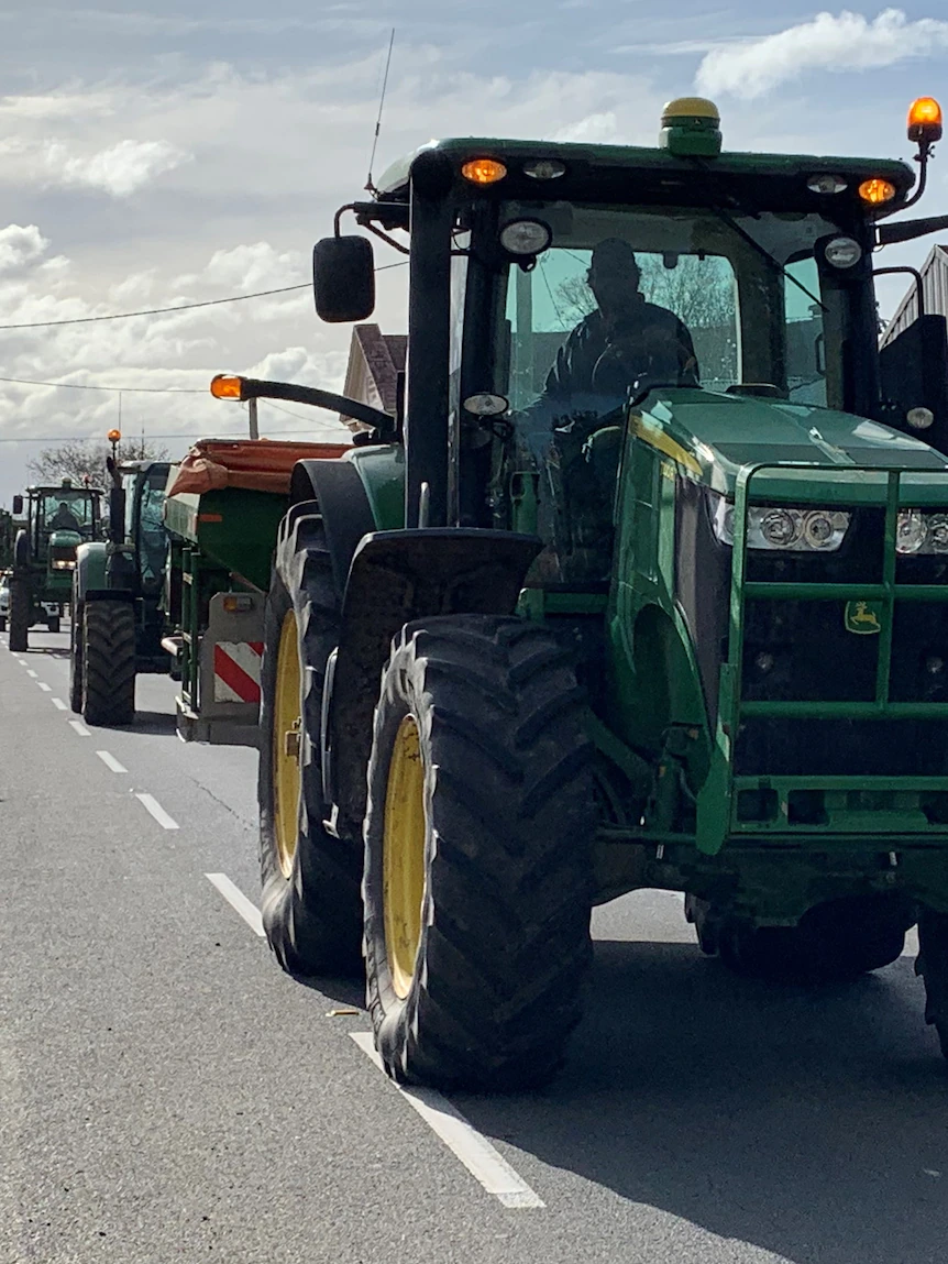 Tractors mobilised in deliver over belief to ‘beautify’ country city’s principal road