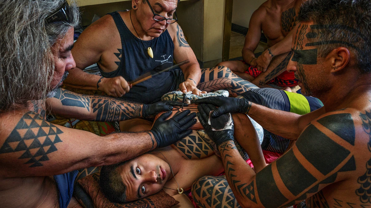 In Polynesia, tattoos are extra than skin deep