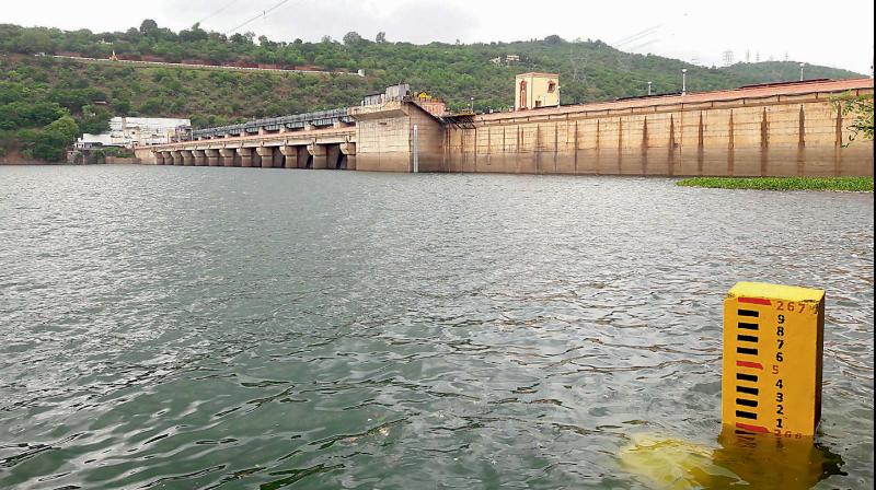 Srisailam at stout storage level amid heavy rains