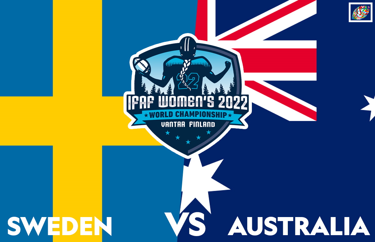 LIVESTREAM IFAF WWC: Crew Sweden vs Crew Australia, Aug. 7, 09:00 CET (9 am, 5 pm AET, 03:00 am ET) – American Football Global