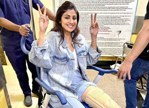 Shilpa Shetty breaks her leg taking pictures; says, “They said, Roll digicam action