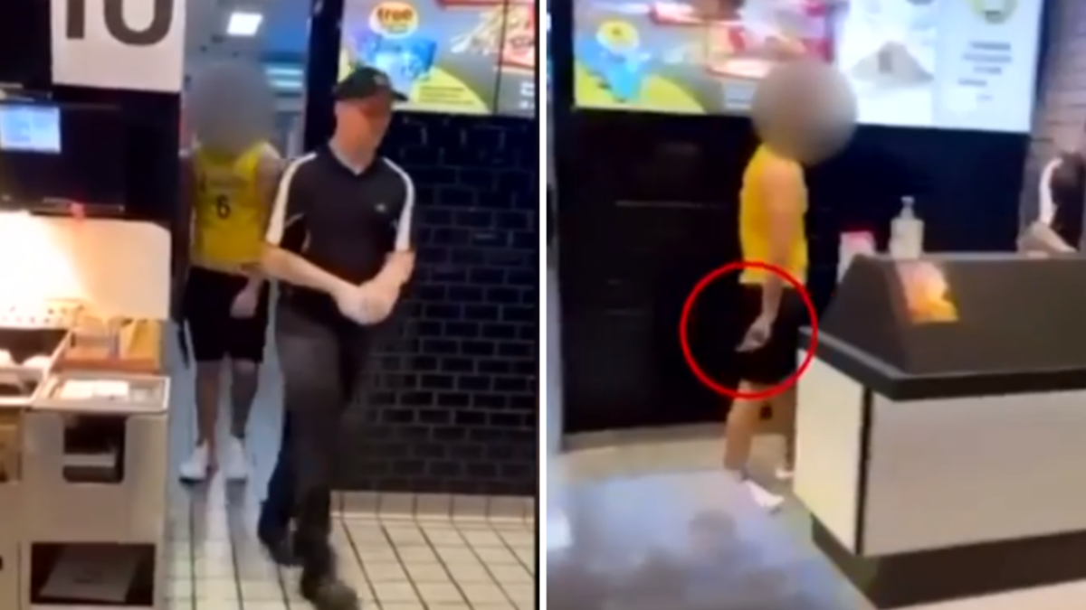 Teenage workers threatened at knifepoint by young thug in McDonald’s assist-up