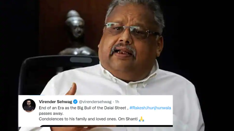 Conclude of an skills: Virender Sehwag, other cricketers react to Rakesh Jhunjhunwala’s loss of life