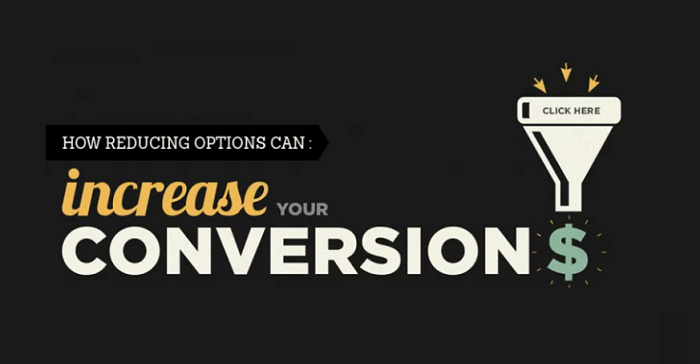 How Lowering Choices Can Produce bigger Your eCommerce Conversion Rate [Infographic]