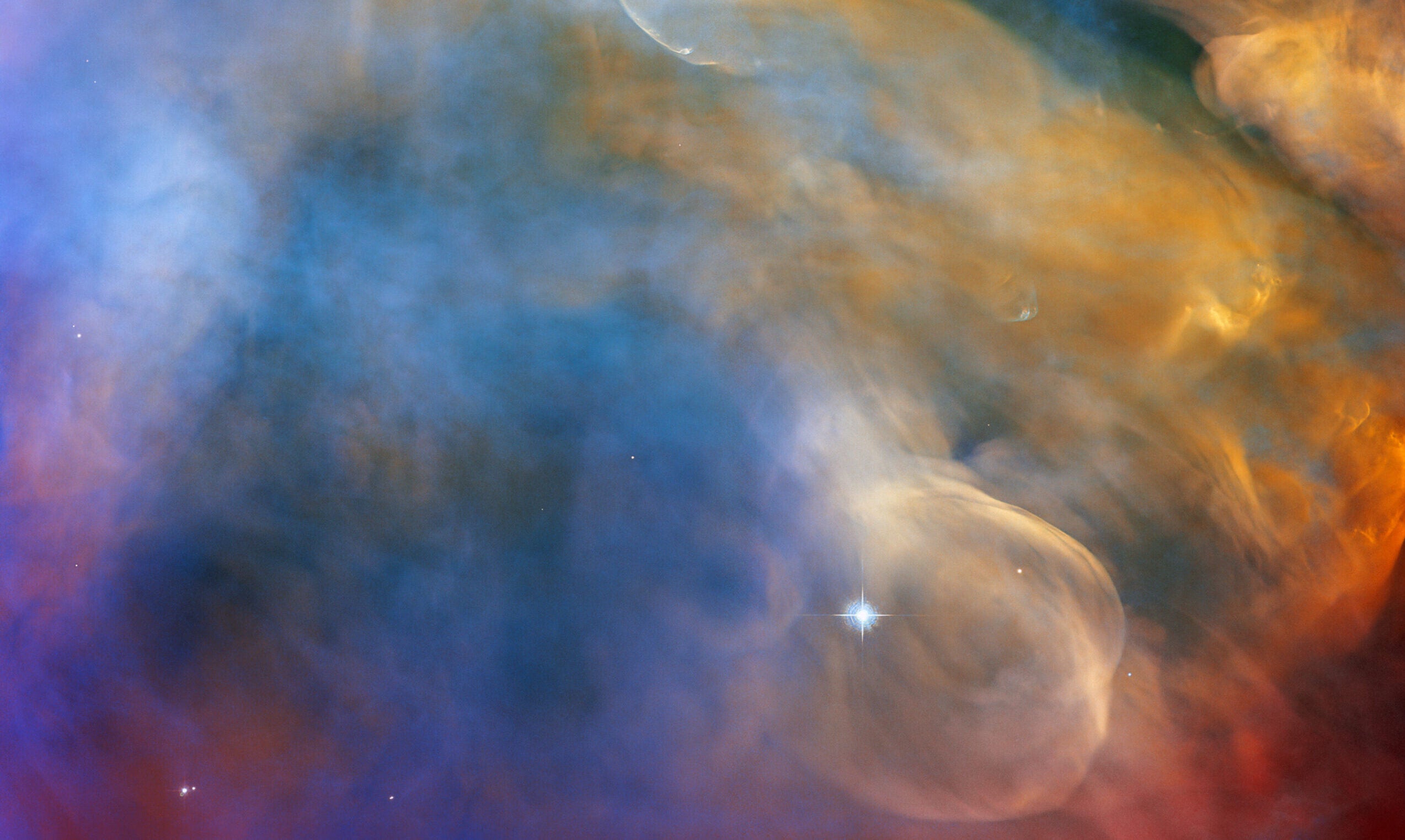 NASA releases Hubble photography of cotton candy-coloured clouds in Orion Nebula