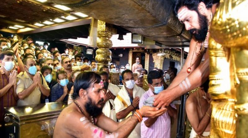 Thousands provide prayers at Sabarimala temple on Malayalam new year
