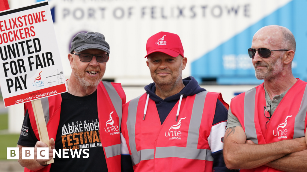 Felixstowe: Strike begins at UK’s ideal container port