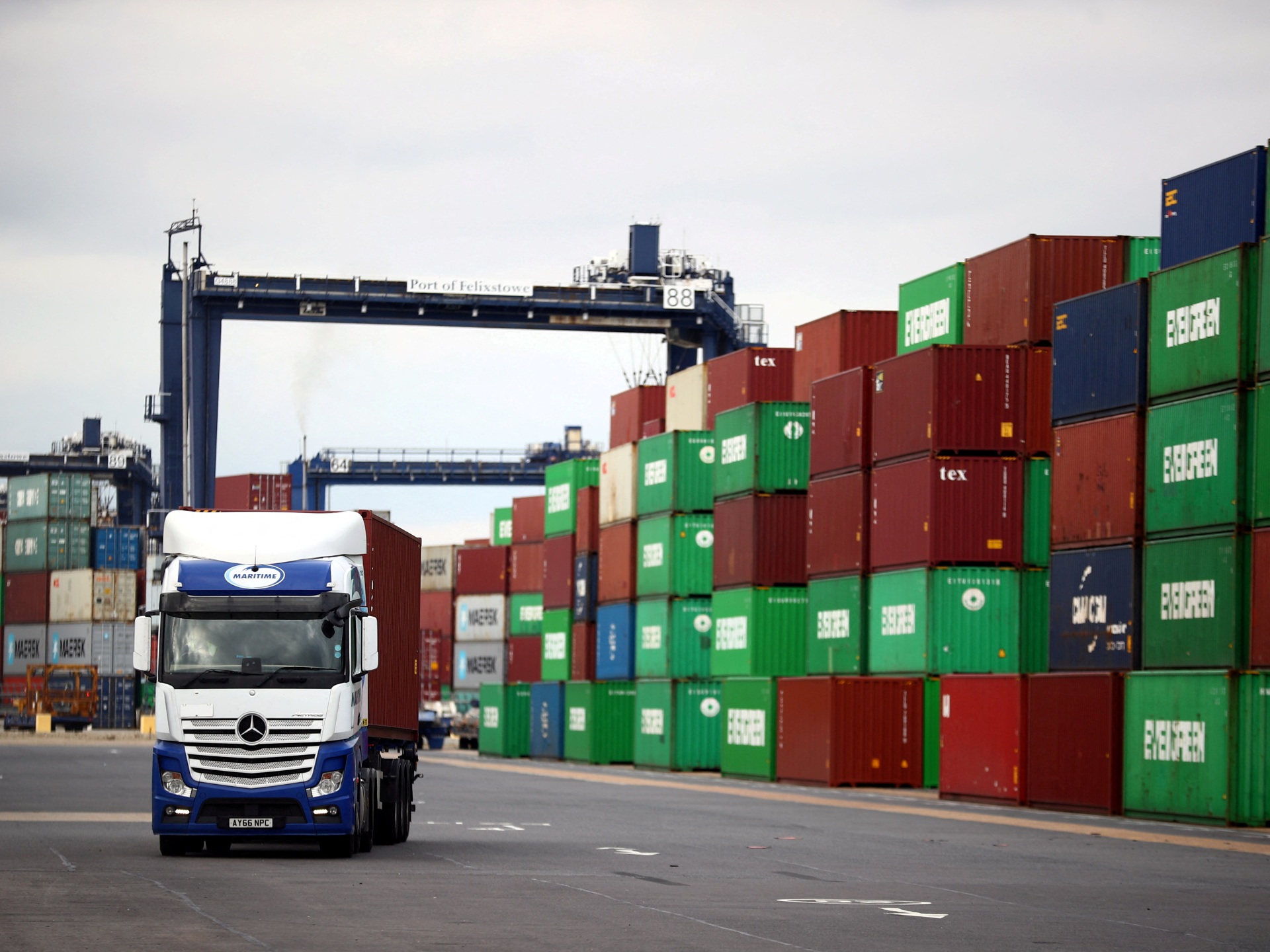 Workers originate up strike at UK’s biggest shipping container port