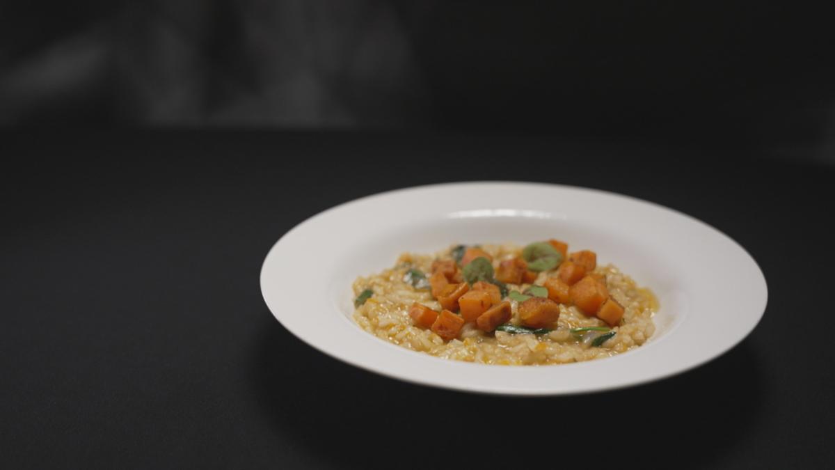 Roasted Pumpkin & Sweet Potato Risotto: Hayley & Rosie recipe