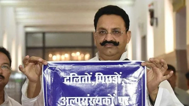 Day after raid at home of Mukhtar Ansari’s son, UP police officers hold aide’s property rate Rs 13 crore