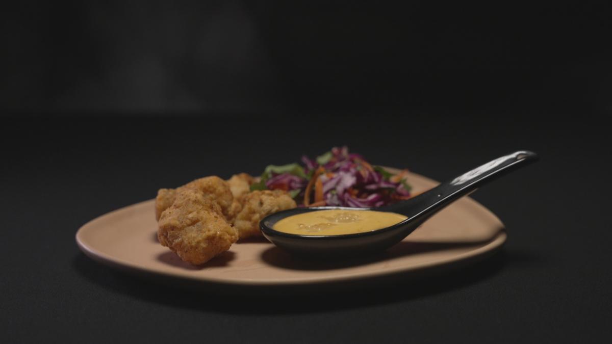 Buttermilk Fried Crocodile with Aniseed Myrtle Slaw: Matt & KT recipe