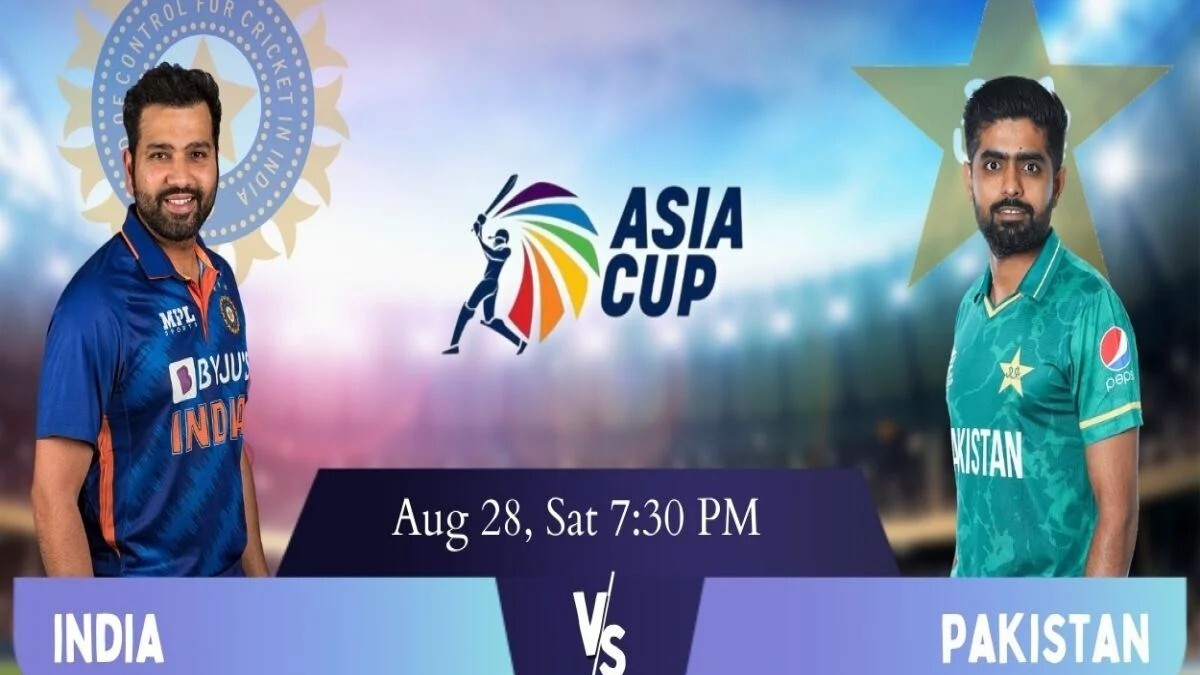 India Vs Pakistan Asia Cup 2022 Cricket Match; When & Where To Watch It