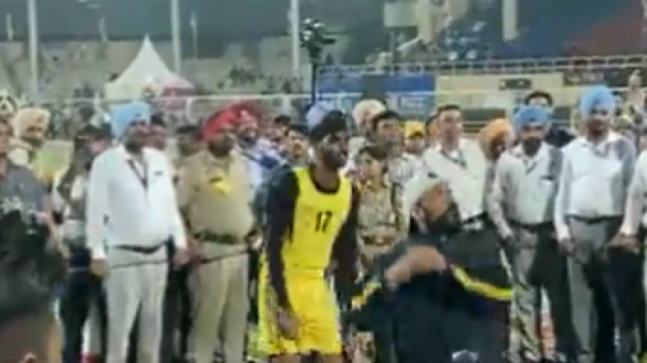 Caught in action: Punjab CM Bhagwant Mann tries his hand at volleyball | Watch