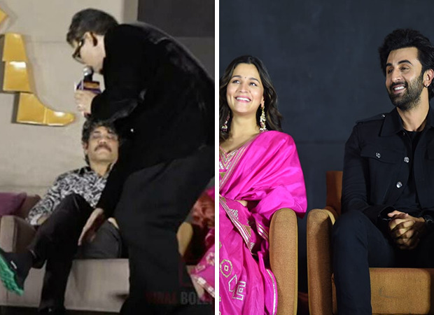 Brahmastra Hyderabad event: Karan Johar touches Nagarjuna’s feet; Nagarjuna tells Ranbir and Alia, “We wish you have a beautiful child, bigger than both of you put together”