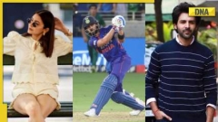 Ind vs Pak: Anushka Sharma cheers for hubby Virat Kohli, Kartik Aaryan hails cricketer for ‘strong knock’