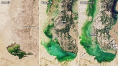 New satellite images expose biggest Pakistani lake overruning precariously