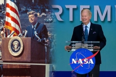 ‘We select to go to the moon …’ once again: NASA marks 60th anniversary of JFK speech