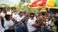 Sri Lankan cricketers get grand welcome on return after triumphant Asia Cup 2022 project; See photos|Cricket News