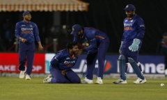 Ambulance Arrives On Ground After Venkatesh Iyer Gets Hit By Bowler