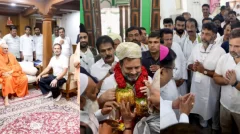 Bharat Jodo Yatra: In one day, Rahul Gandhi goes to pooch, mosque, church|Photos