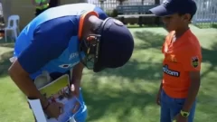 Male’s T20 World Cup: Eleven-year-old Drushil impresses Rohit, bowls to him in internet