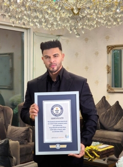 India’s youth and physical fitness icon Sahil Khan sets Guinness World Record