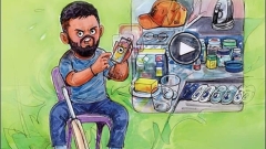 Seen Amul’s doodle on Virat Kohli’s hotel space breach in Australia?