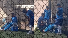 View: Injury scare for India as Rohit Sharma struck on lower arm ahead of semifinal