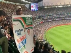 BJP’s abroad wing strikes Rahul Gandhi’s ‘Bharat Jodo Yatra’ posters at Ind-Zim T20 World Cup match out of park