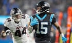 Carolina Panthers run riot over Atlanta Falcons in rain-soaked affair