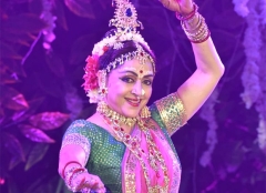 Hema Malini develops into Radha, enthralls audience with her ‘Radha Ras Bhari’ efficiency in Mathura