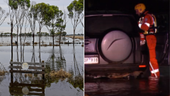 Victoria’s flood emergency situation far from over with more showers en route and rescue in Tarneit