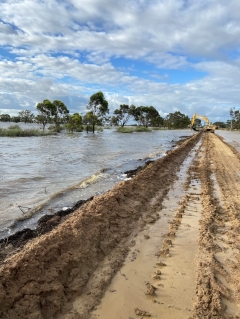 Farmer flooded in after council decreases essential bridge by 4 metres