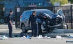 A minimum of 22 Los Angeles county constable’s employees hurt after cars and truck runs over class