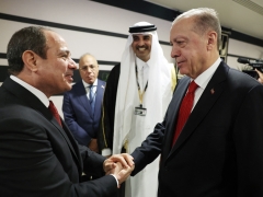 Egypt hails el-Sisi, Erdogan handshake as clean slate in ties