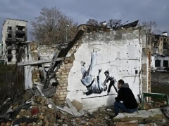 Banksy in Ukraine: How his bold, brand-new works use hope amidst death and damage