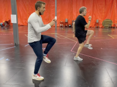 Enjoy Ryan Reynolds and Will Ferrell Rehearse a Spirited Musical Number