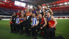 AFL draft: GWS Giants take Aaron Cadman with choice No. 1, Brisbane Lions nab father-sons Will Ashcroft, Jaspa Fletcher