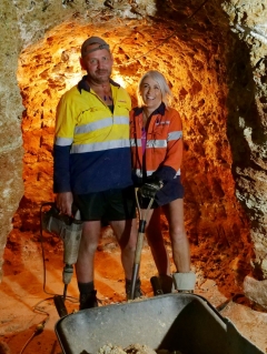 How Gregg and Lynette captured ‘gem fever’ and invest every winter season 12 metres underground