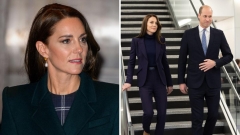 Catherine Princess of Wales and Prince William problem declaration on arrival in United States as Meghan Duchess of Sussex launches brand-new image