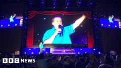 Peter Kay transferred to tears in live return as trip begins in Manchester