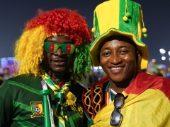 Cameroon fans commemorate after historical 1-0 success over Brazil