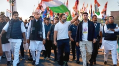 Rahul starts 92nd day of Bharat Jodo Yatra from Kota city