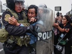 Images: Peru’s brand-new president prompts calm amidst early election talk